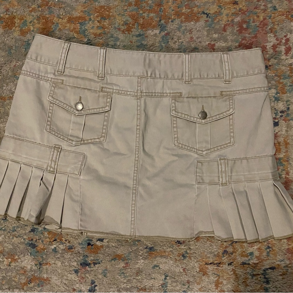 Vintage, American Eagle, Khaki, Mini Skirt - Picture 4 of 6